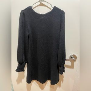 Black sweater dress!